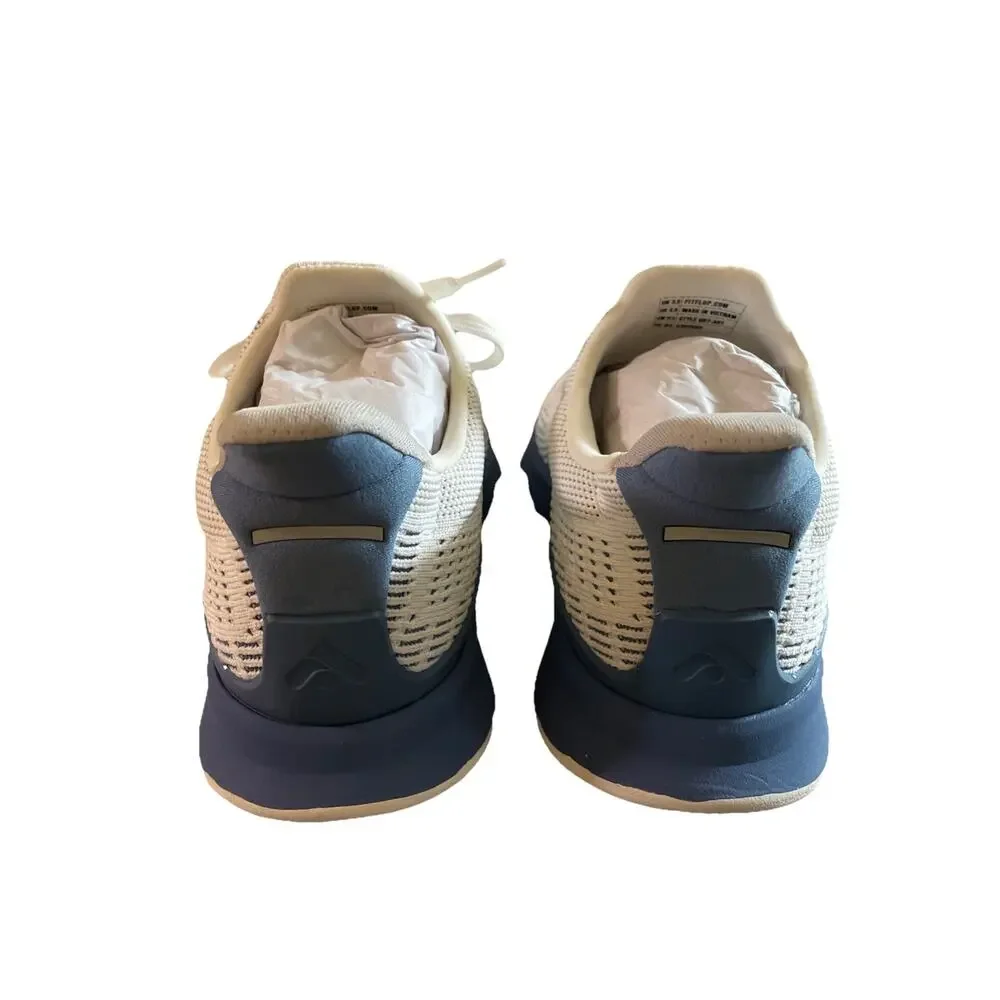 Fitflop Womens Vitamin FFX Sail Blue Knit Sports Sneakers Sz 5.5 Medium